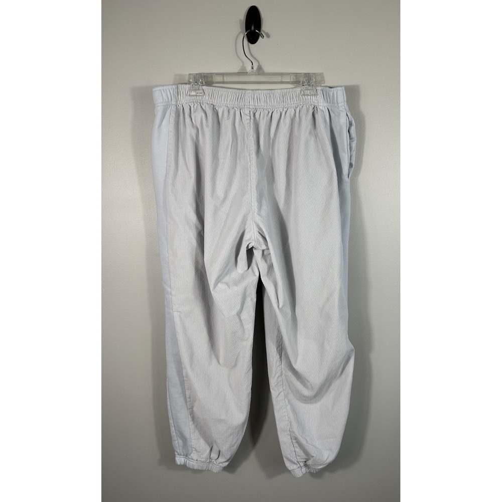 Nike Air Joggers Womens 2XL Platinum High Waisted Corduroy Fleece‎ Pants - Picture 2 of 12